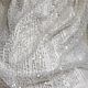 Mesh with sequins and pearls. Silver rain. Fabric. MMonro (MMonro). My Livemaster. Фото №5