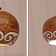 Ceramic lamp 'Curls on the ball'. Ceiling and pendant lights. Light Ceramics RUS (svetkeramika). My Livemaster. Фото №6