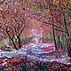 Вышитая картина Осенняя аллея. Картины. ольга покладова. Интернет-магазин Ярмарка Мастеров.  Фото №2