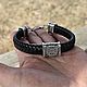Star of Russia leather Braided Bracelet. Braided bracelet. kot-bayun. Online shopping on My Livemaster.  Фото №2