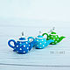 Earrings 'Teapots'. Different colors!. Earrings. Katy_Barysheva. Online shopping on My Livemaster.  Фото №2