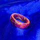 Кольцо "Пурпурное волшебство" из стабилизированного дерева. Кольца. Рыжий кот Рязань. Ярмарка Мастеров.  Фото №6