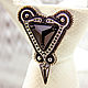 Tie Clip Brooch Edward. Black. jewelry for men. Tie clip. LADY-LIZA jewelry shop. My Livemaster. Фото №5