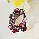 19p Ring with ametrine 33 ct 925 silver buy. Rings. luxuryclub. My Livemaster. Фото №5