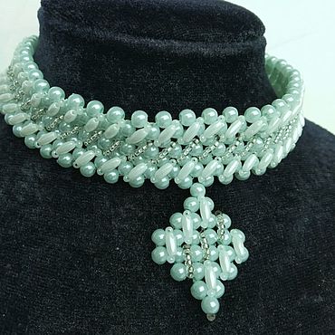 Украшения ручной работы. Ярмарка Мастеров - ручная работа Ошейник. Handmade.