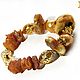 Amber 'Autumn splash' bracelet made of natural amber. Bead bracelet. Design jewelry. My Livemaster. Фото №4