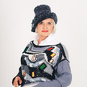 Одежда handmade. Livemaster - original item Hundertwasser Window sweater option 15. Handmade.