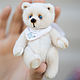 Заказать Мишка тедди миниатюра, белый с голубыми глазами. Teddy by Olga Prokudina. Ярмарка Мастеров. . Мишки Тедди Фото №3