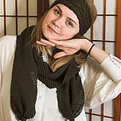 STRANGER хомут-шарф-накидка чёрного цвета