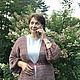 Мастер-класс по вязанию крючком  кардигана. Кардиганы. Льняной ажур. Ярмарка Мастеров.  Фото №4