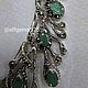Колье с Изумрудами и Марказитом. Колье. Artgems925. Ярмарка Мастеров.  Фото №6