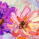 Painting flowers in a vase 'Bouquet in pink' oil on canvas. Pictures. Multicolor Gallery. Online shopping on My Livemaster.  Фото №2