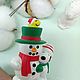 Винтаж: Брошь винтажная Hallmark PIN SNOOPY & WOODSTOCK Snowman 1990-е. Броши винтажные. Вне времени-2. Интернет-магазин Ярмарка Мастеров.  Фото №2