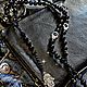 Заказать Мужские Бусы «Оберег Души» из натуральных камней с кулоном Хамса. 'Gentle Flover”. Ярмарка Мастеров. . Бусы Фото №3