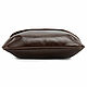 Leather bag 'Howard' (brown). Classic Bag. Russian leather Guild. My Livemaster. Фото №6