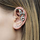 Dragon cuff on the left ear, 925 silver. Cuff Earrings. Amorem. Online shopping on My Livemaster.  Фото №2