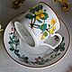 Винтаж: Редкость! Кофейная пара. Botanica от Villeroy & Boch. Сервизы винтажные. Винтажная посуда из Германии. Интернет-магазин Ярмарка Мастеров.  Фото №2