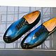 Мужские туфли DEEP BLUE SEA. Туфли. LLASEN-SHOES. Ярмарка Мастеров.  Фото №4