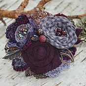 Textile baby's brooch a Highlight for the little lady