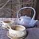 Teapot and 2 cups. Teapots & Kettles. Ceramist_mamontov. Online shopping on My Livemaster.  Фото №2