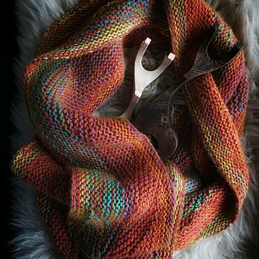 Аксессуары ручной работы. Ярмарка Мастеров - ручная работа Шарф Шафран. Handmade.