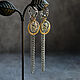 Congo earrings with pendants. Earrings. Solanda. Online shopping on My Livemaster.  Фото №2