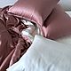 Постельное белье тенсель Пралине и ванильный. Комплекты постельного белья. Правильное постельное белье на заказ. Ярмарка Мастеров.  Фото №4