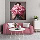 Painting Girl with pink peonies. Fashion illustration. Pictures. House of the Sun (irina-bast). Online shopping on My Livemaster.  Фото №2