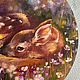 Ciervos pintura al óleo de ciervos, ciervos Bambi. Pictures. Regina Kuyukova. Online shopping on My Livemaster.  Фото №2