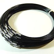 Материалы для творчества handmade. Livemaster - original item The base for the choker necklace, color black. piece. Handmade.