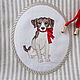 Pouch with embroidered 'Puppy'. Gift wrap. Shpulkin dom. My Livemaster. Фото №4