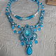 Set 'Laguna -2': necklace earring bezel. Jewelry Sets. elenshabaev (elenshabaev). Online shopping on My Livemaster.  Фото №2