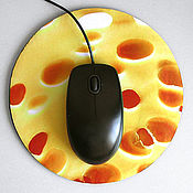 Сувениры и подарки handmade. Livemaster - original item Gift to clients, colleagues-Cheese mouse pad, gift with logo. Handmade.