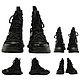 Заказать Ботинки на BurningMan. 7grey. Ярмарка Мастеров. . Ботинки Фото №3
