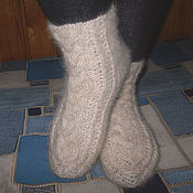 Аксессуары handmade. Livemaster - original item Short women`s knitted socks From Leo. Handmade.