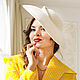 Order The author's wide-brimmed hat 'Aset'. Exclusive HATS. LANA ANISIMOVA.. Livemaster. . Hats1 Фото №3
