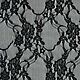 Кружево гипюр черный, Ткани, Чебоксары,  Фото №1