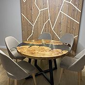Обеденный стол из массива дерева (Карагач)