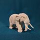 Elephant - carved miniature of horn, Figurines, Ekaterinburg,  Фото №1