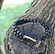 Order Bracelet from Shungite stone - Axe. Mint Tiger (MintTiger). Livemaster. . Bead bracelet Фото №3