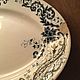 Винтаж: Антикварное блюдо Grand Dépôt E.Bourgeois Faïences Porcelaines Cristau. Тарелки винтажные. Brocante chez Alla. Ярмарка Мастеров.  Фото №4