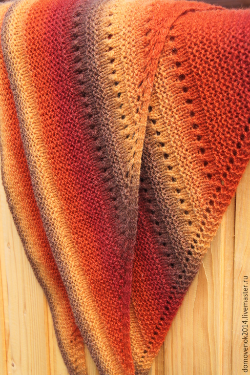 Shawl Autumn (Danish shawl traditional) – заказать на Ярмарке Мастеров ...