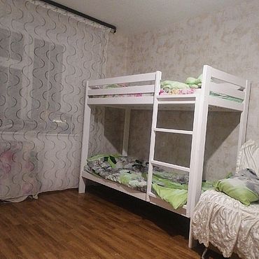 Детские двухъярусные деревянные кровати в Рязани