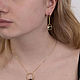 Подвеска - кольцо : "ЮЖНАЯ НОЧЬ". Подвеска. 'Yarko' silver&gold. Ярмарка Мастеров.  Фото №5