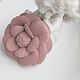 flowers suede. Camellia Chanel ' Powder', Brooches, Vidnoye,  Фото №1