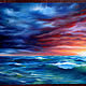 Picture sunset on the sea, oil on canvas 40h50. Pictures. vestnikova. My Livemaster. Фото №5