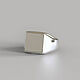 Кольцо Square Signet Ring Polished, Кольцо-печатка, Санкт-Петербург,  Фото №1