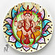 'Ganesha ' Decorative plate talisman, Plates, Krasnodar,  Фото №1
