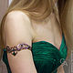 Bracelet shoulder 'emerald valley' with chrysoprase. Bead bracelet. Gala jewelry (ukrashenija). My Livemaster. Фото №4