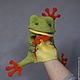 Order Tropical frog. Glove puppet. Bi-BA-Bo. Taya Kart. Livemaster. . Puppet show Фото №3